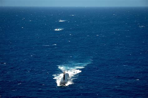 Dvids Images Forty Ships And Submarines Steam In Close Formation