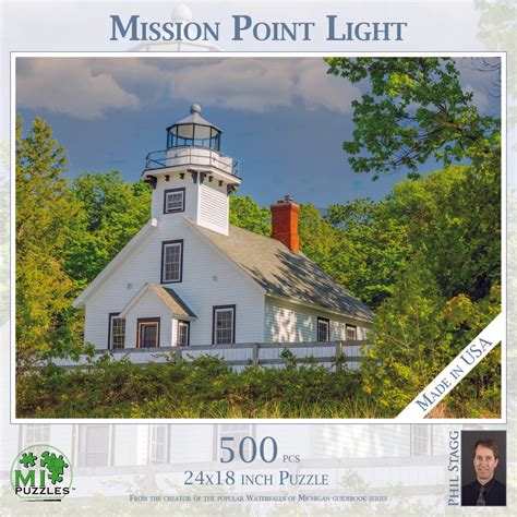 Mission Point Lighthouse Puzzle | 500-Piece Puzzle – Michigan Awesome