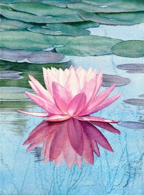 Pin by Sanne on Aquarel in 2024 | Water lilies painting, Water lilies art, Lilies drawing