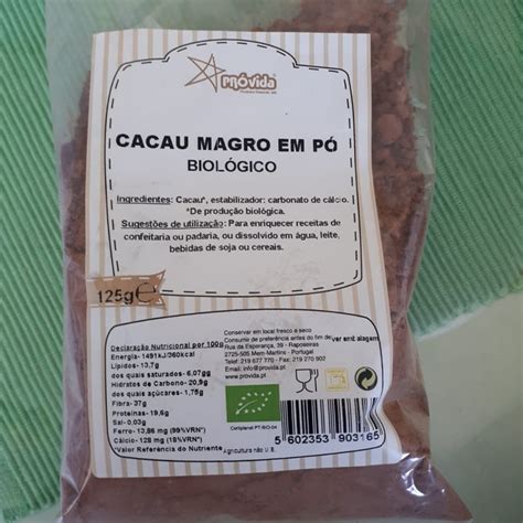 Próvida Cacau Magro em Pó Reviews abillion