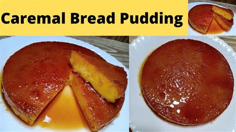 Caramel Bread Pudding Eggless And Without Oven Custard Bread Pudding Yummy Pudding Recipe