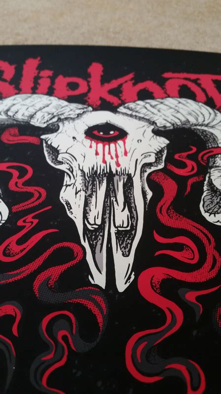 Slipknot Screenprinted Poster On Behance