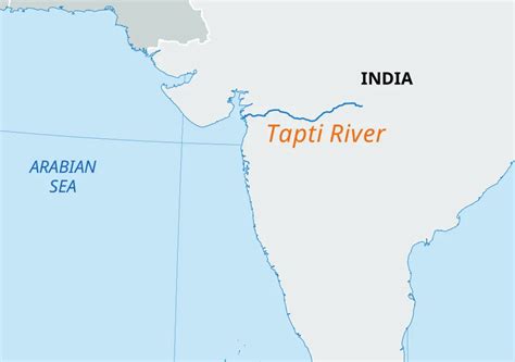 Tapti River Tapi West Flowing River Upsc Notes