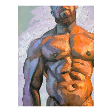 Warm And Cool Cut Torso X Inches Oil On Canvas Panel By Kenney