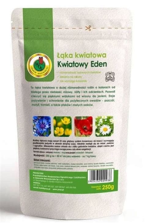 Nasiona łąka kwiatowa Kwiatowy Eden 250 g Pnos ogrodnik24 pl