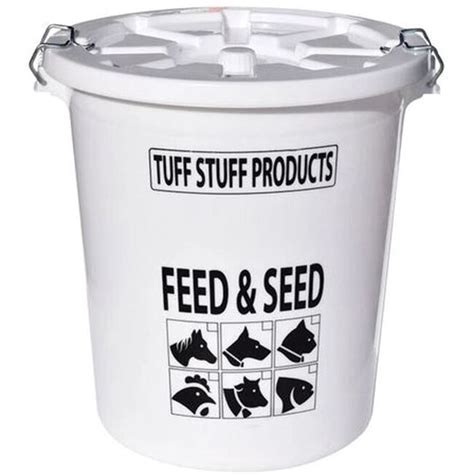 Tuff Stuff Feed And Seed Bucket With Locking Lid