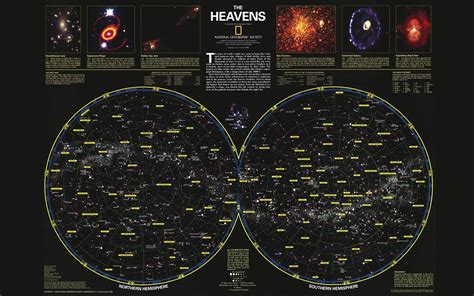 Star Map National Geographic Infographics Wallpaper Resolution