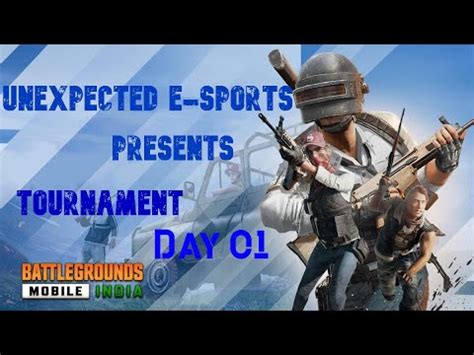 Bgmi Tournament By Unexpected E Sports Day 1 Tami YouTube