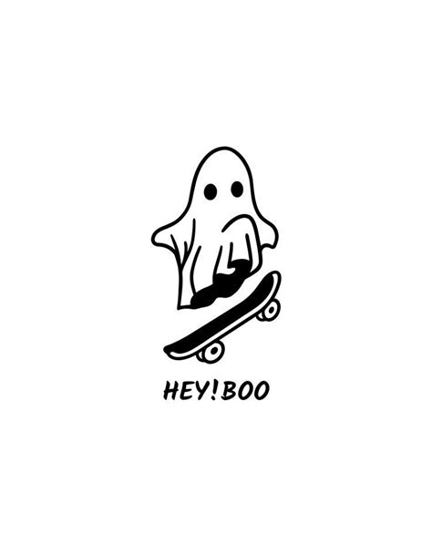 Ghost Skateboard Thigh Tattoos Women Arm Tattoos For Guys Mini