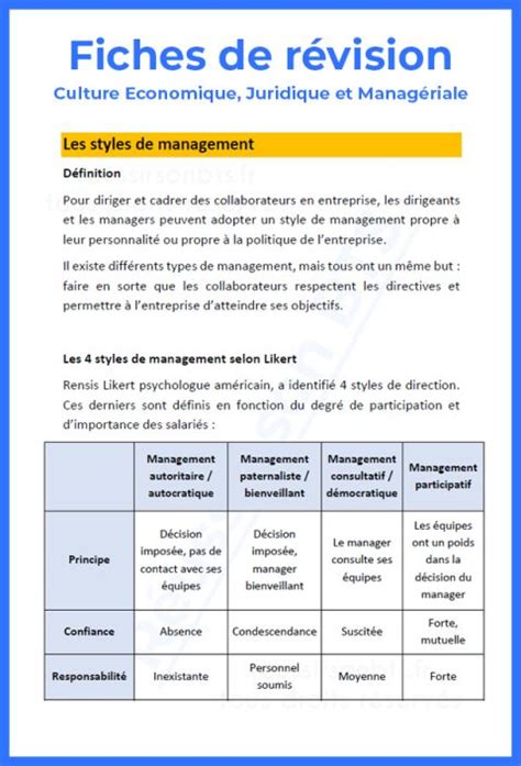 Fiches et cours de BTS GTLA Notions à télécharger en PDF