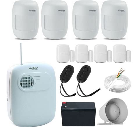 Kit Alarme Intelbras Residencia Casa Comercial Completo R