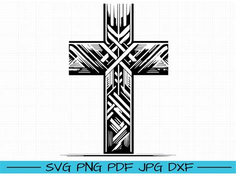 SVG Cross, Cartoon Vector, Art, Silhouette - Etsy