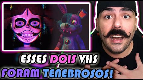 REACT AS NOVAS FITAS PERDIDAS DE FNAF Fnaf VHS Lost Tapes YouTube