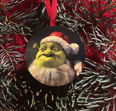 Shrek Santa Christmas Tree Ornament Funny Gift Exchange - Etsy