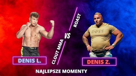 NAJLEPSZE MOMENTY Roast Clout MMA 2 Denis Labryga vs Denis Załęcki