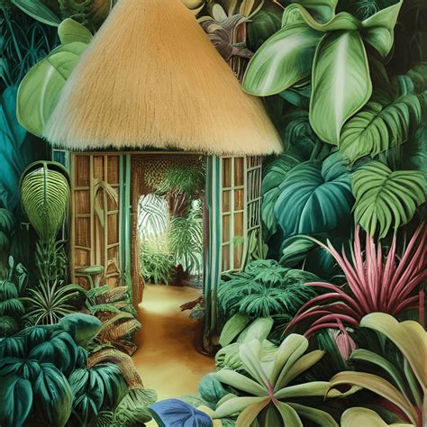 Tropical Indoor Plants Graphic · Creative Fabrica