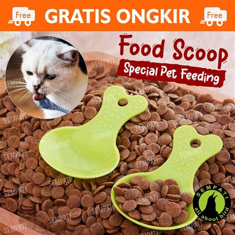 Jual Sendok Takar Makanan Kucing Anjing Sekop Mini Serokan Pakan