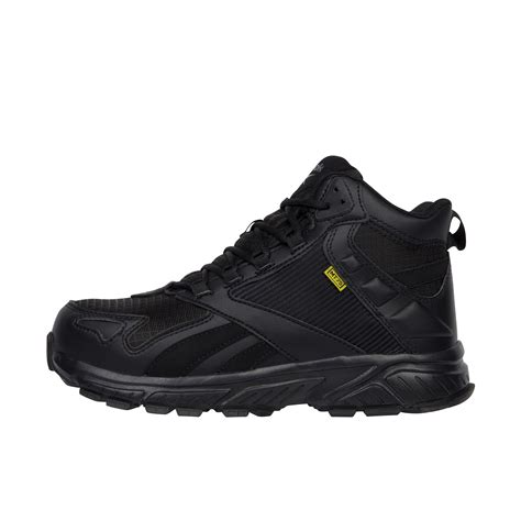 Reebok Work Retro Trail Hiker Composite Toe Black Shoeteria