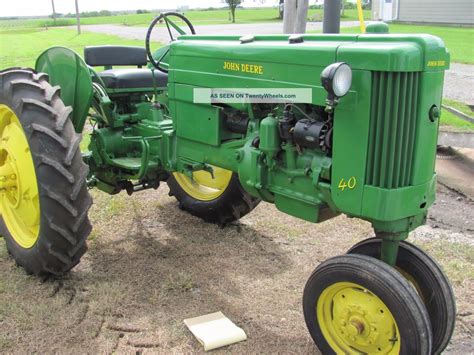 John Deere 40 T 1953 Tractor 3 Point Ie A B H M 50 60 320 420 430 435