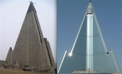 The Ryugyong Hotel Gets a Makeover - Neatorama