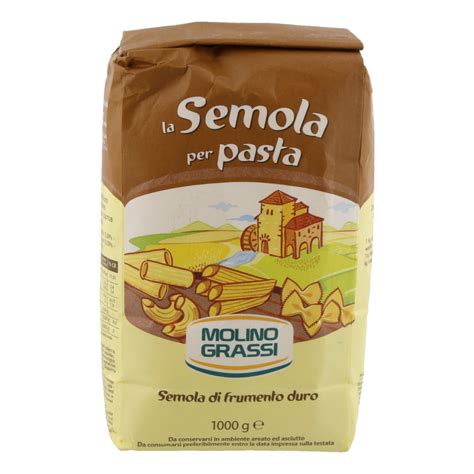 Molino Grassi La Semola Per Pasta Zak 1 Kilo Sligro Nl