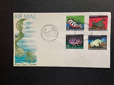 Papua New Guinea Sea Slugs Sg Fdc Ebay