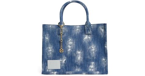 Sandro Denim Tote Bag In Blue Lyst