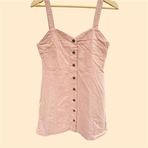 Cute Pinafore Nude Pink Women Made In Korea Women S Fashion Tops