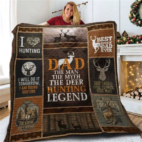 Deer Hunting Quilt ABC06011003 Woonistore In 2024 Personalised