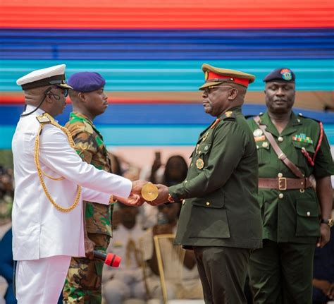 Adm Amoama Hands Over To New Cds Major General Oppong Peprah