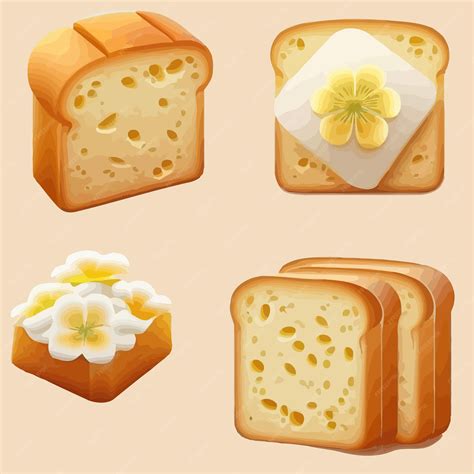 Square Bread Slice