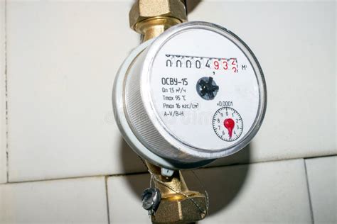 The Water Meter Is Universal A Meter For Measuring The Volume Of Water