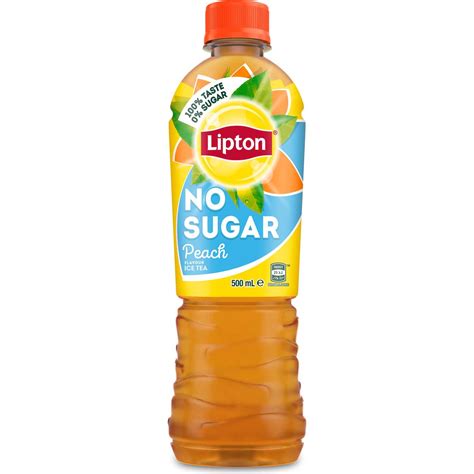 Lipton Ice Tea No Sugar Peach Tea Iced Tea Bottle Ml Is Halal