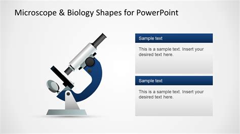 Microscope Biology Shapes For Powerpoint Slidemodel