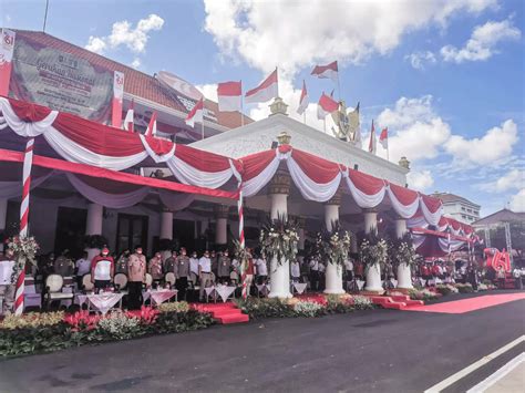 Tiga Pertunjukan Warnai Upacara Detik Detik Proklamasi Di Grahadi