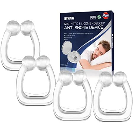 Pince Nez Anti Ronflement Pcs Silicone Magn Tique Snore Stopper