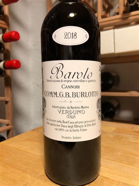 2019 Comm G B Burlotto Barolo Cannubi Italy Piedmont Langhe