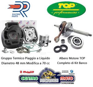 Gruppo Termico Maggiorato Dr D Albero Motore Cc Piaggio Zip T Sp