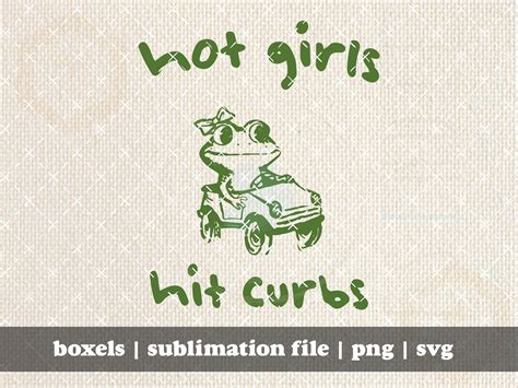 Hot Girls Hit Curbs Funny Girl Driving In Car Frog And Toad Digital