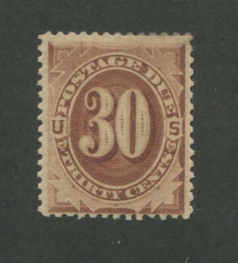 1879 United States Postage Due Stamp J6 Mint Hinged VF Original Gum