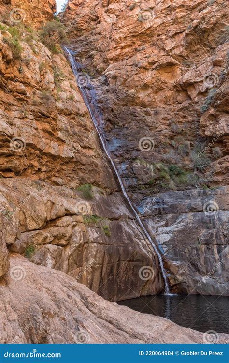 Meiringspoort Waterfall In The Swartberg Mountain Stock Photo Image