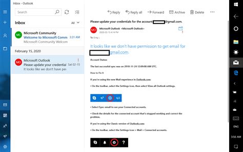 Continue To Receive Update Credentials Email From Outlook After They Microsoft Community