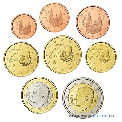 8 valores Euro España 2024 Monedas y sellos online