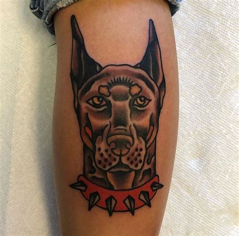 #doberman #dobermantattoo #traditional #traditionaltattoo | Traditional ...