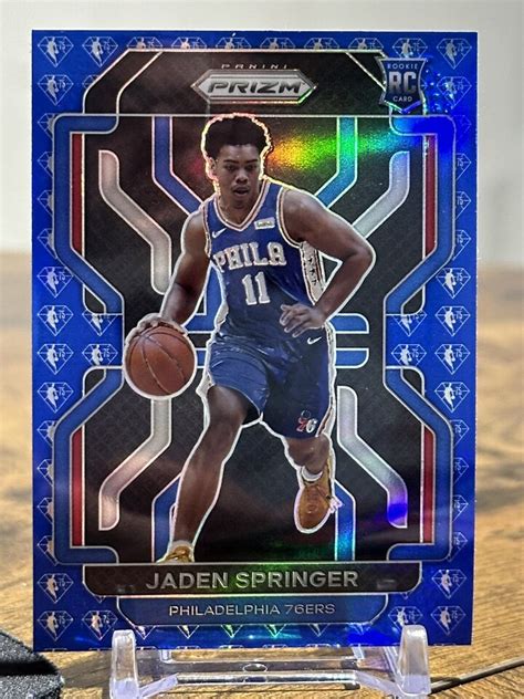 Jaden Springer Th Anniversary Prizm Panini Prizm Rc Sp Ebay