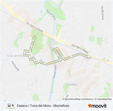 Linea 6 Orari Fermate E Mappe Cesena FSRio Maggiore Aggiornato