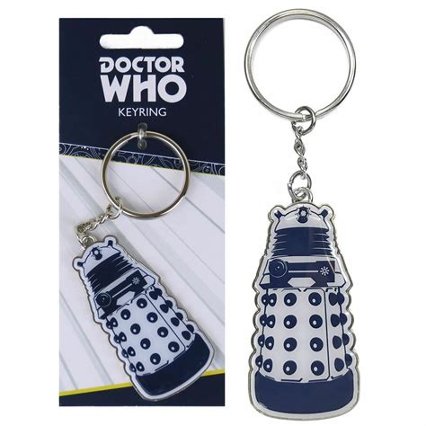 Doctor Who Dalek Metal Keyring Key Chain Bbc Official Real Merch