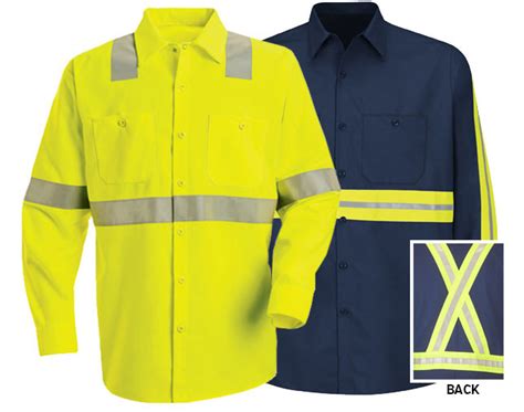 Hi Visibility And Enhanced Visibility Work Shirts Canadian Linen