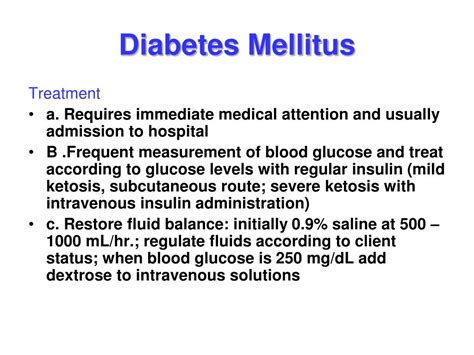 Ppt Diabetes Mellitus Powerpoint Presentation Free Download Id