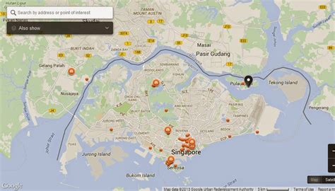Chek Jawa Singapore Map - Tourist Attractions in Singapore | Alexandra ...